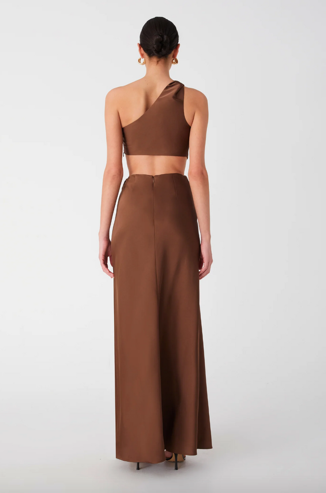 MISHA COLLECTION Misha Collection Kristin Dress - Umber Brown BELLA n' BEAR