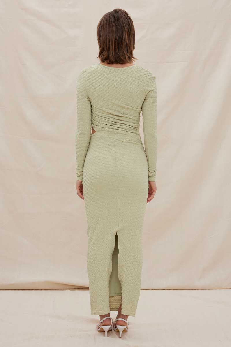 Eclipse Dress - Artichoke Bodycon Midi | Sovere Studio