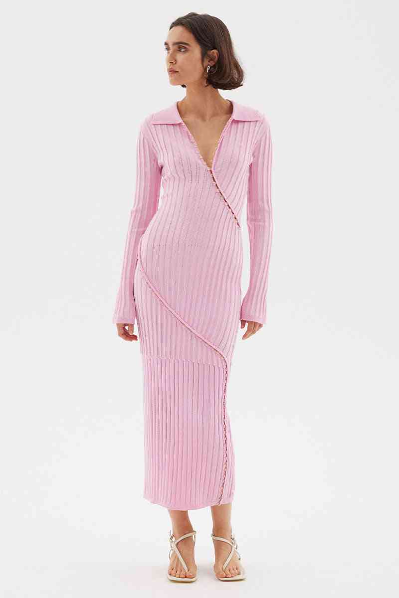 SOVERE STUDIO Sovere Facet Knit Maxi Dress - Musk BELLA n' BEAR