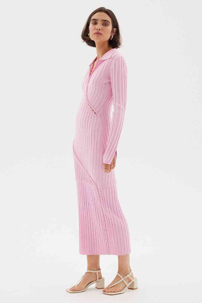 SOVERE STUDIO Sovere Facet Knit Maxi Dress - Musk BELLA n' BEAR