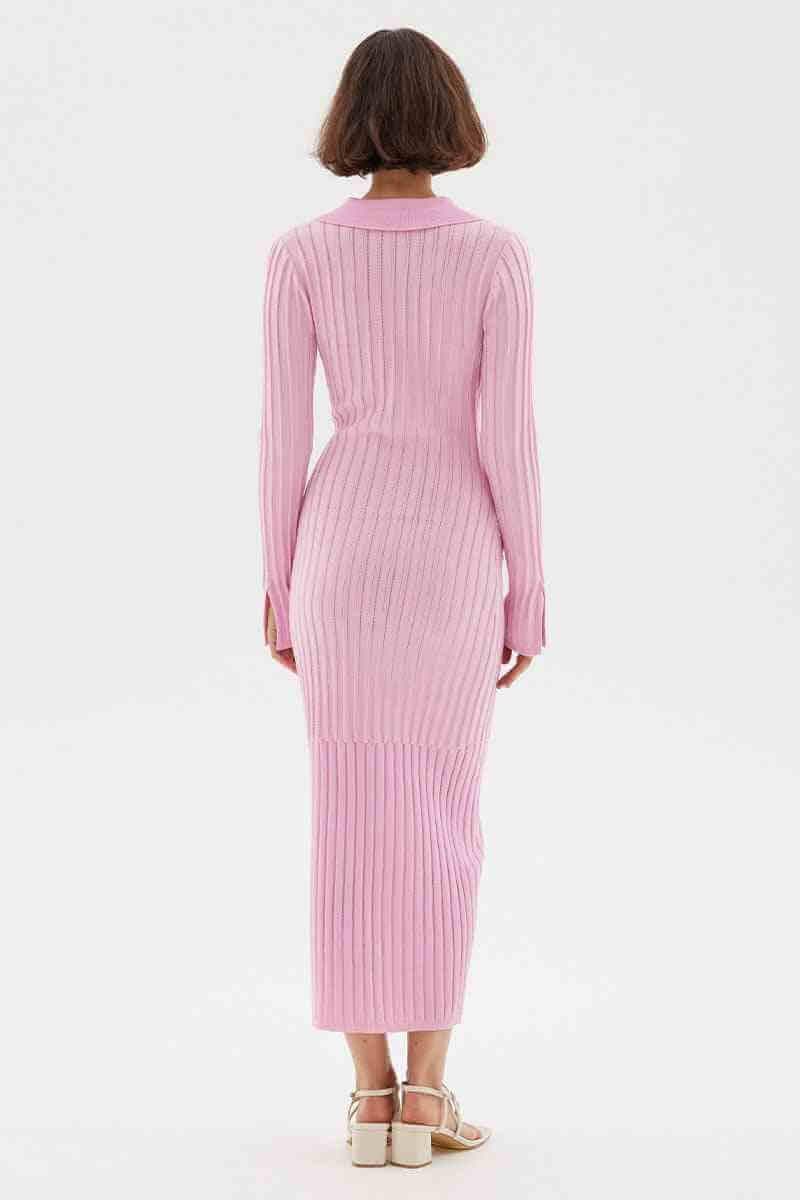 SOVERE STUDIO Sovere Facet Knit Maxi Dress - Musk BELLA n' BEAR