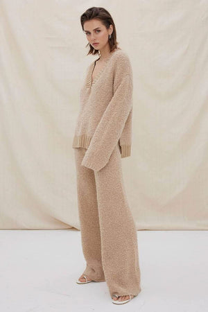 SOVERE STUDIO Sovere Axis Knit Pant - Mink BELLA n' BEAR