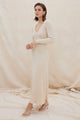 SOVERE STUDIO Sovere Laced Long Sleeve Midi Dress - Natural BELLA n' BEAR