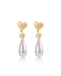 Pendientes Luv Aj The Pearl Star - Dorado