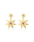 Luv Aj Les Boucles d'Oreilles Starry Stud-Or