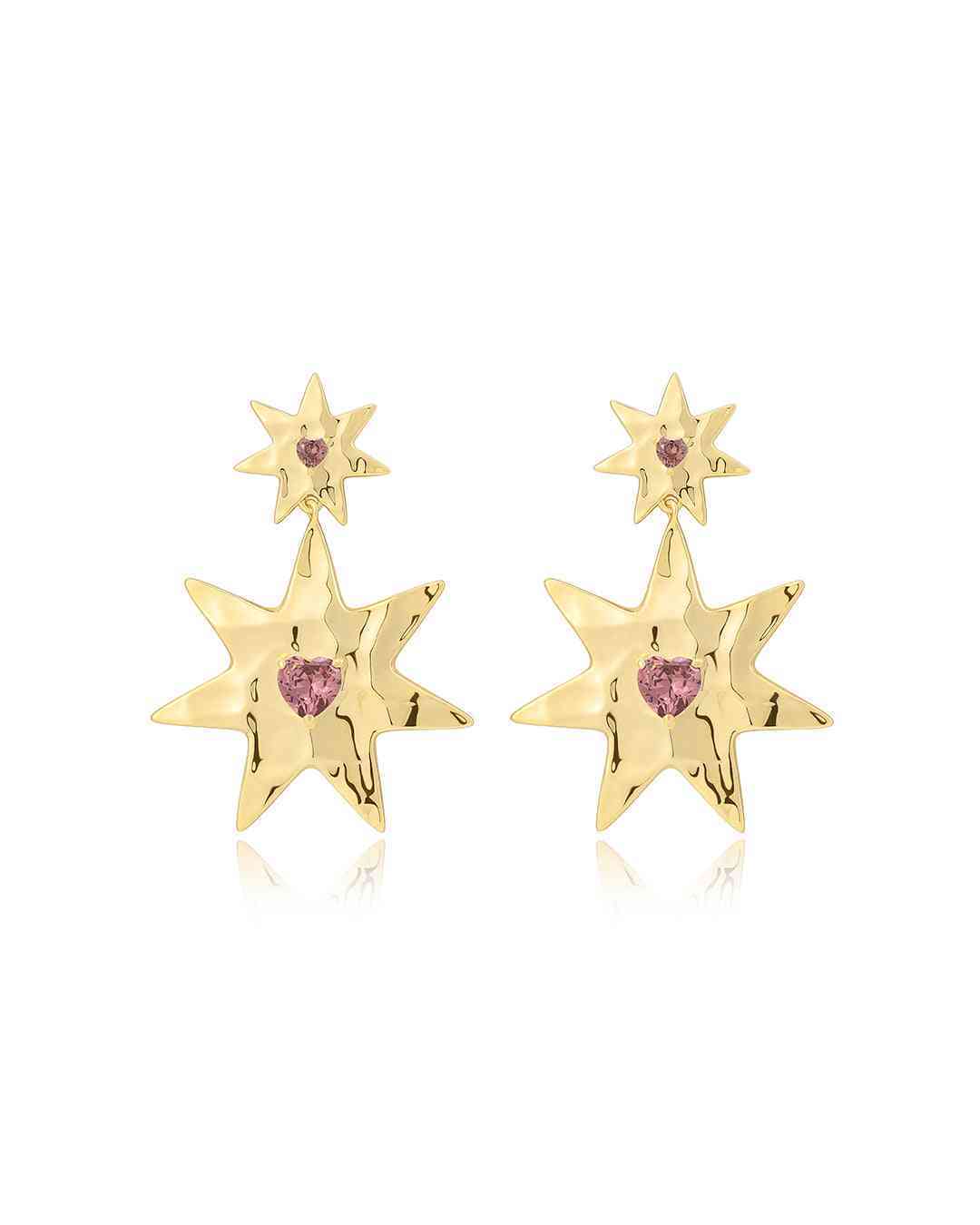 LUV AJ Luv Aj The Starry Stud Statement Earrings - Gold BELLA n' BEAR