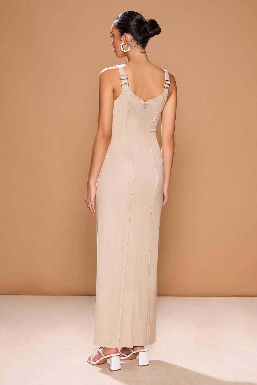 SONYA MODA Sonya Moda Amar Dress - Natural Beige BELLA n' BEAR