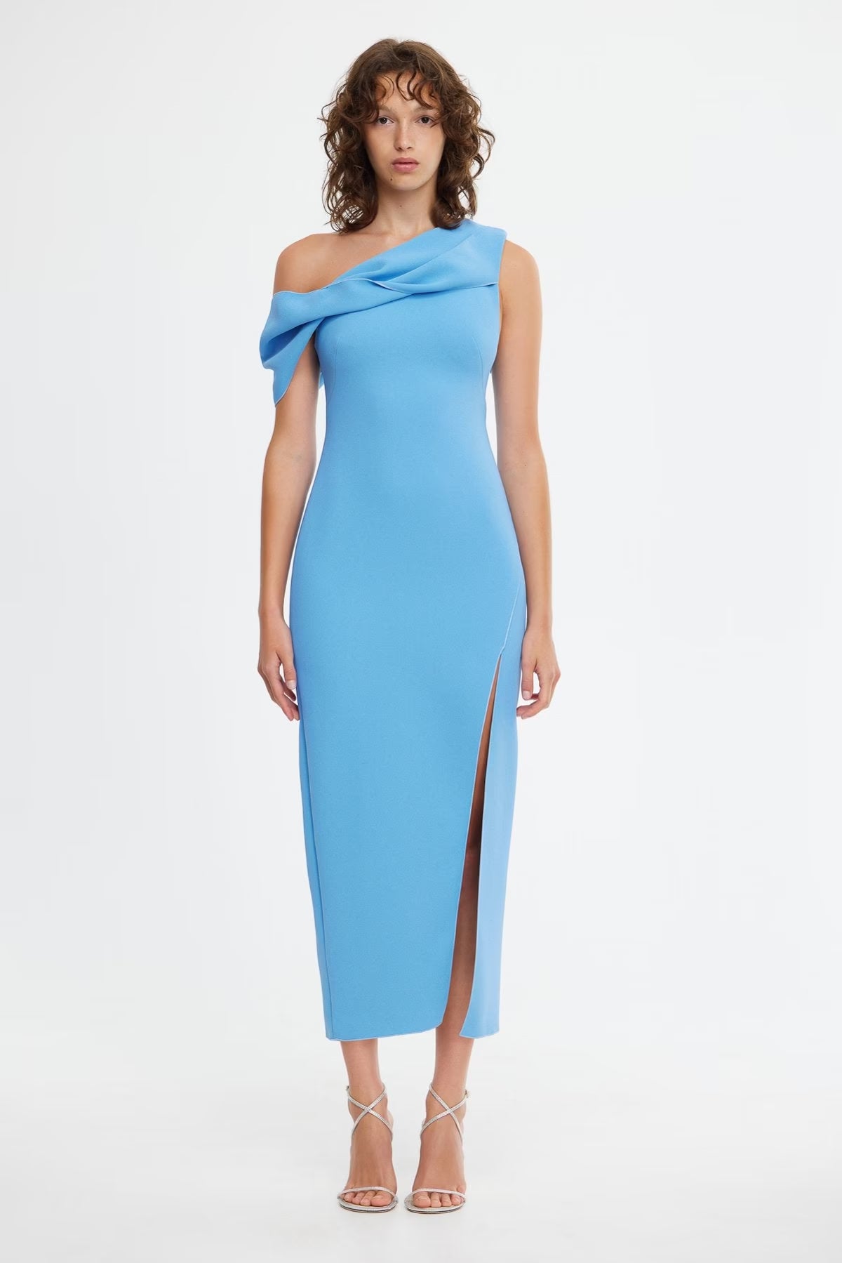 Ashford Midi Dress - Capri Blue Midi | Acler