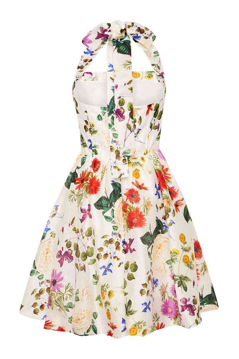 SOFIA THE LABEL Sofia The Label Amara Bubble Mini Dress - Enchanted Floral BELLA n' BEAR