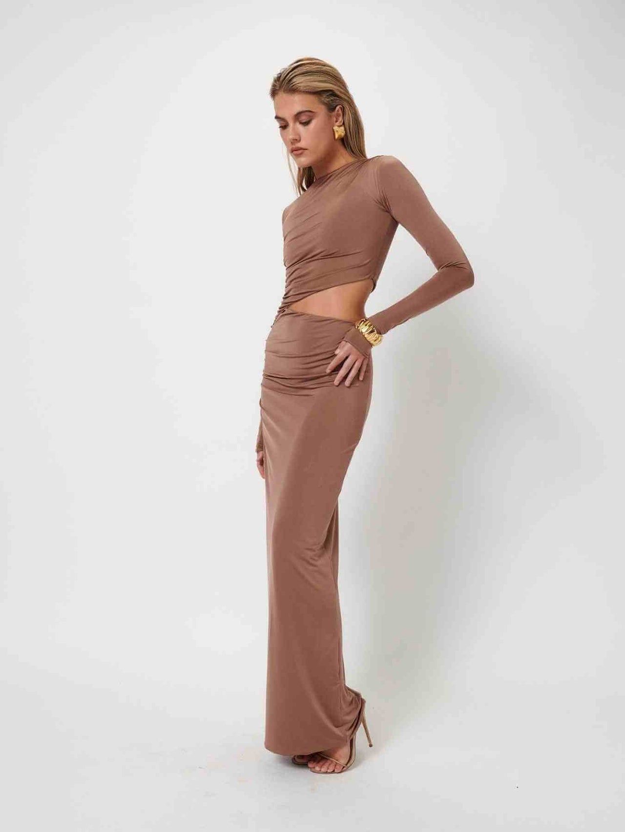 EFFIE KATS Effie Kats Cara Maxi Dress - Coffee BELLA n' BEAR