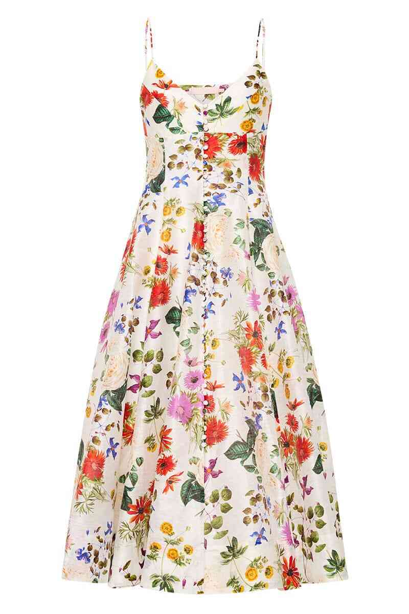 SOFIA THE LABEL Sofia The Label Evie Midi Dress - Enchanted Floral BELLA n' BEAR