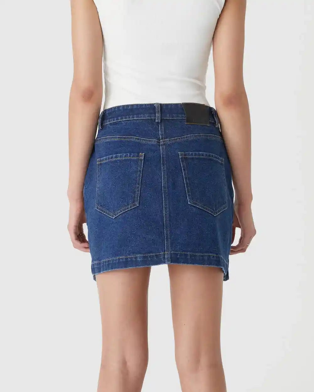 MISHA COLLECTION Misha Collection Aled Denim Mini Skirt - French Indigo BELLA n' BEAR