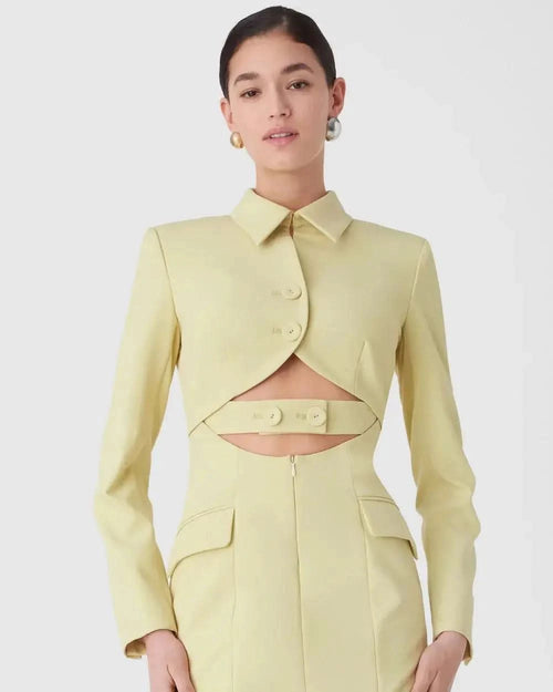 MISHA COLLECTION Misha Collection Maria Mini Dress - Lemongrass BELLA n' BEAR