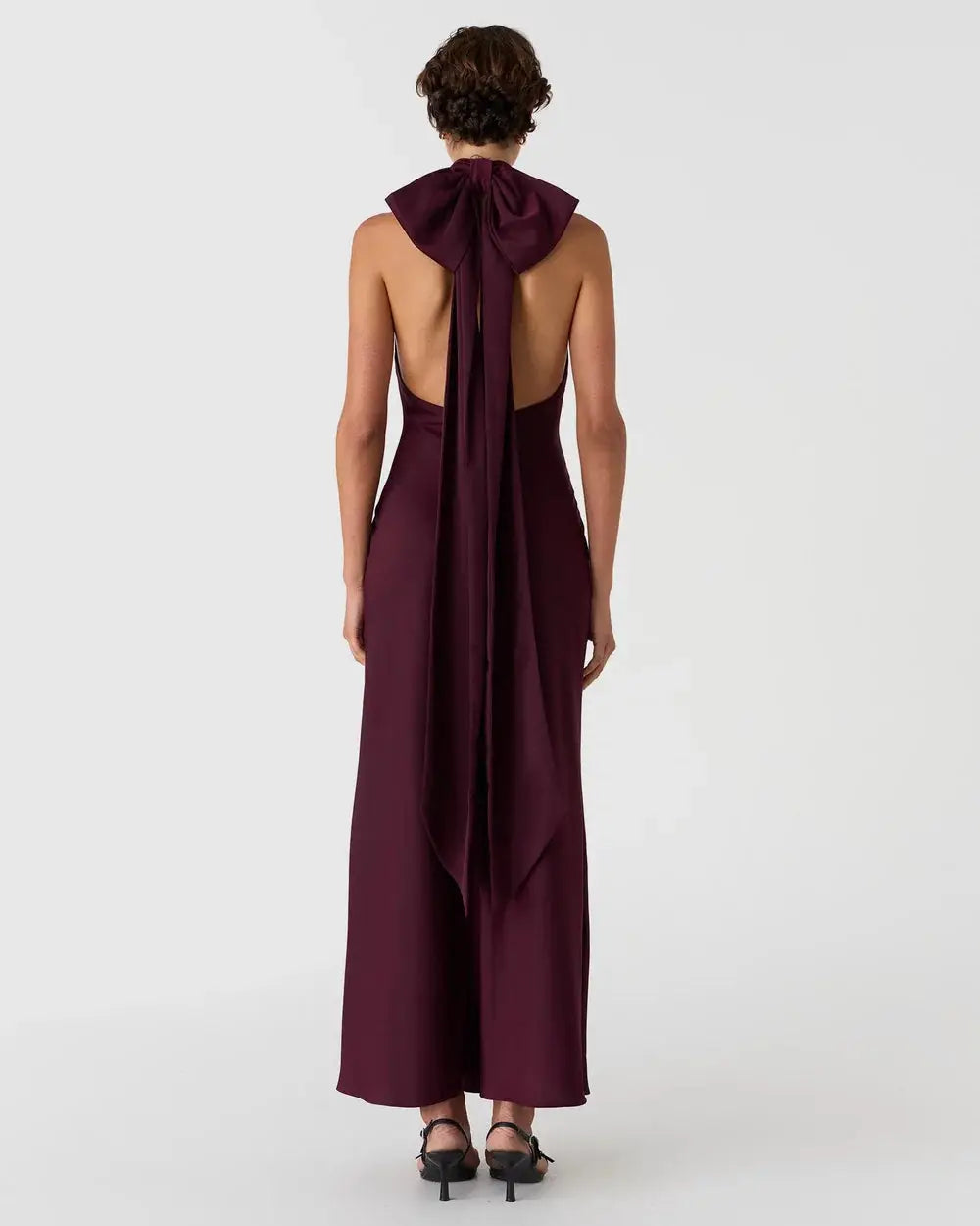 Evianna Satin Maxi Dress