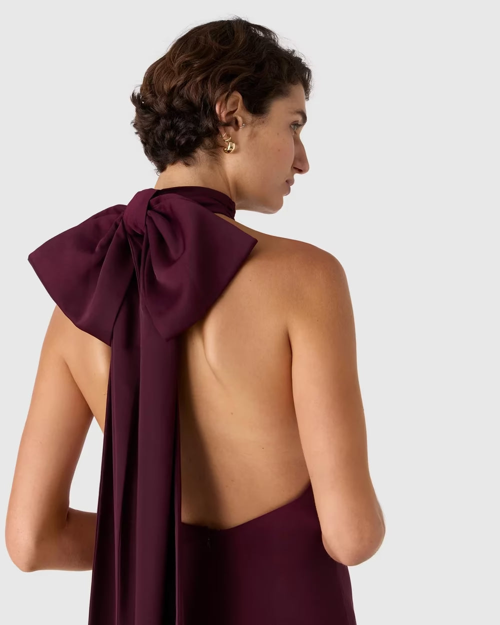 Evianna Satin Maxi Dress