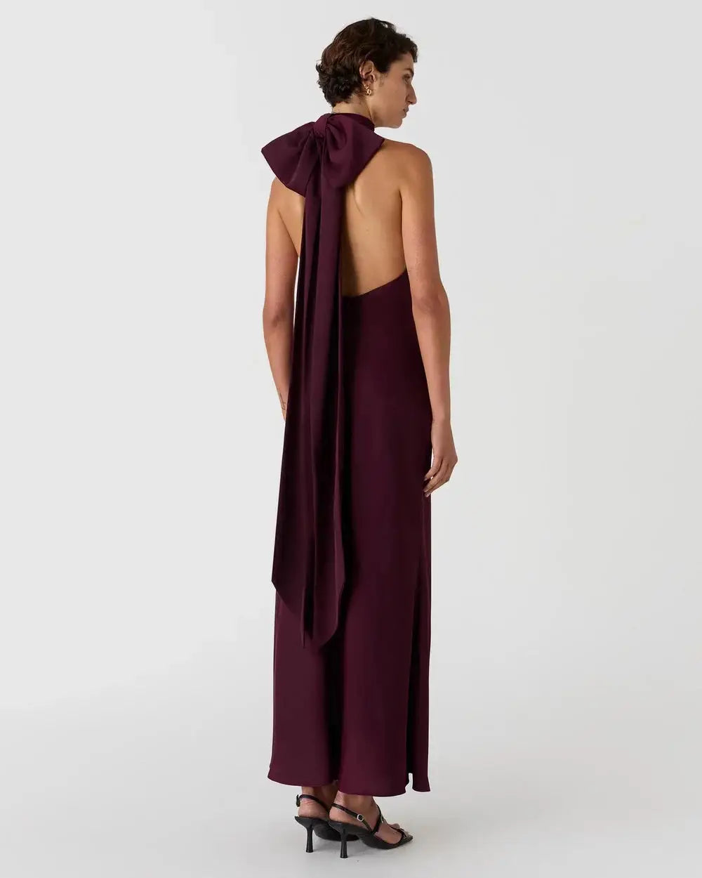 Evianna Satin Maxi Dress