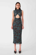 Vintage Chintz Print Jade