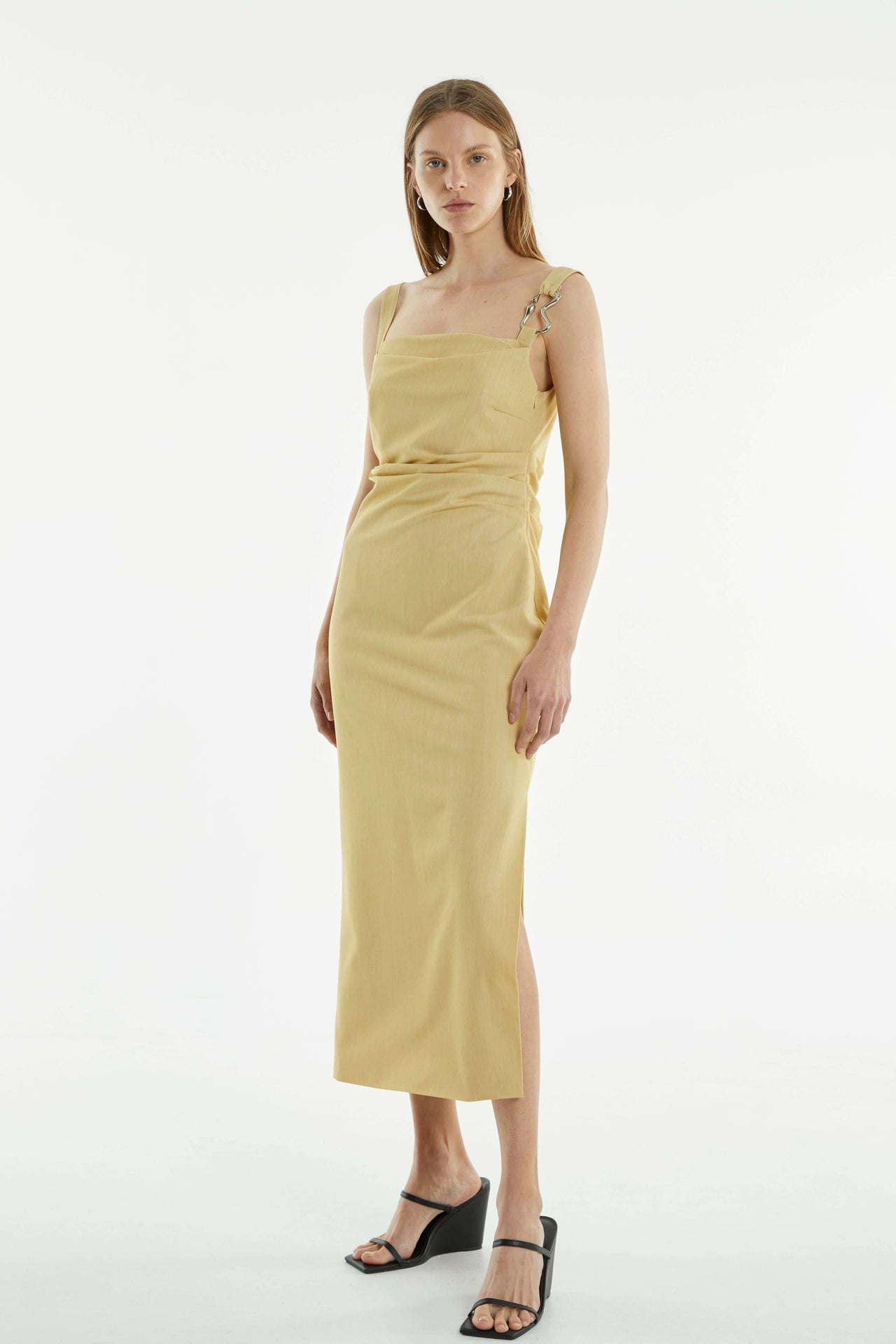 THIRD FORM Third Form Paradigm Tucked Midi Dress - Citrus BELLA n' BEAR