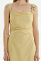 Paradigm Tucked Midi Dress