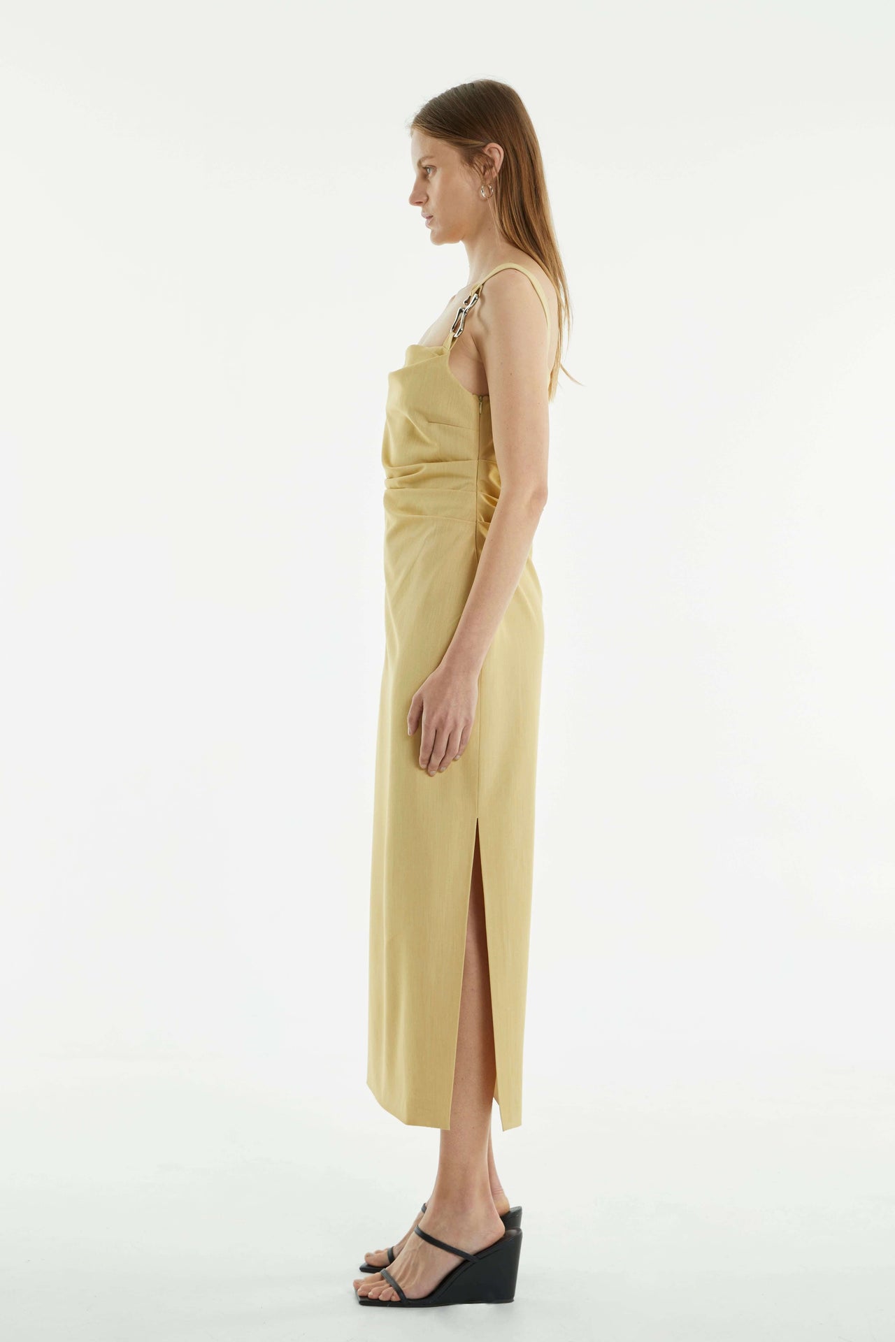 THIRD FORM Third Form Paradigm Tucked Midi Dress - Citrus BELLA n' BEAR