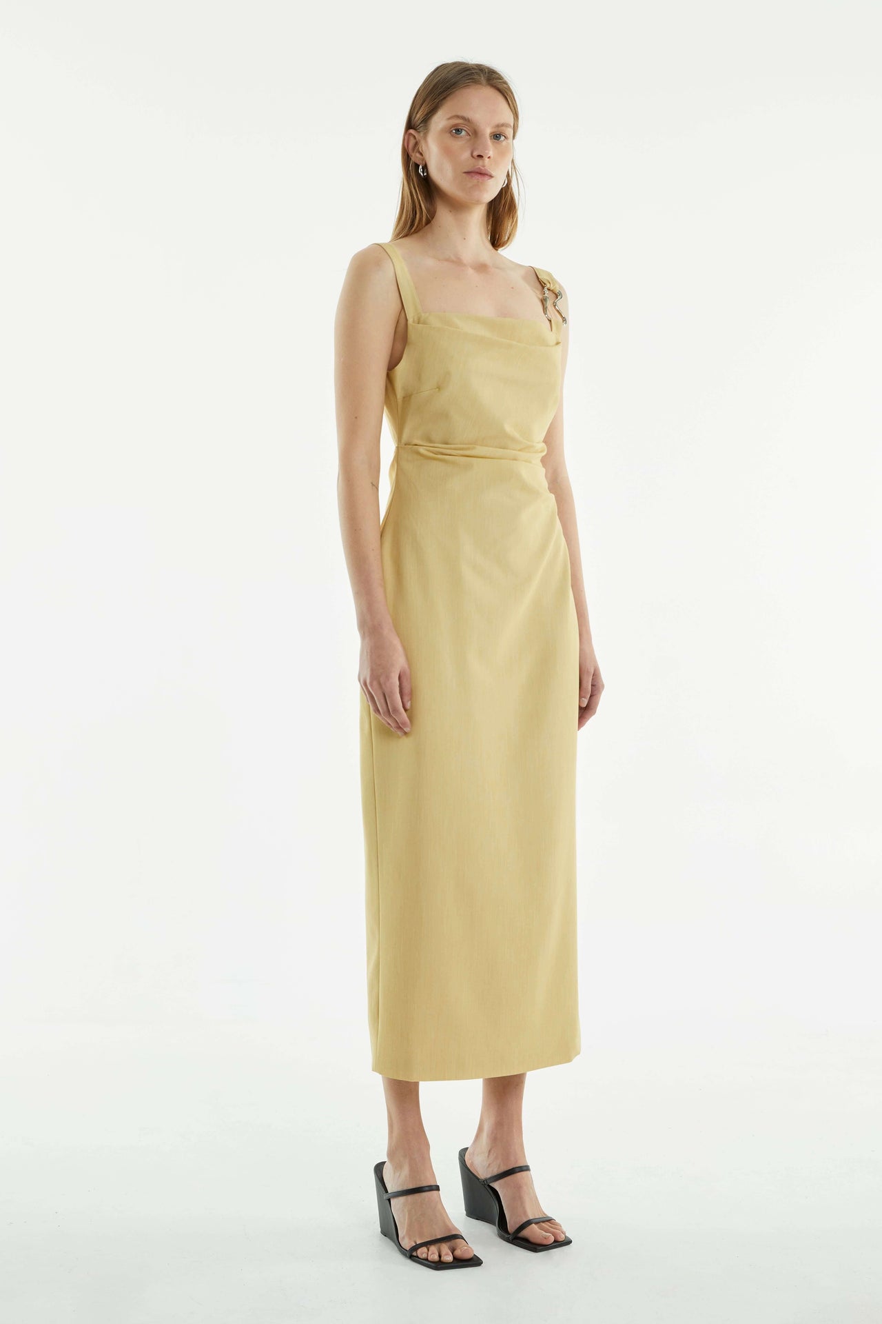 THIRD FORM Third Form Paradigm Tucked Midi Dress - Citrus BELLA n' BEAR