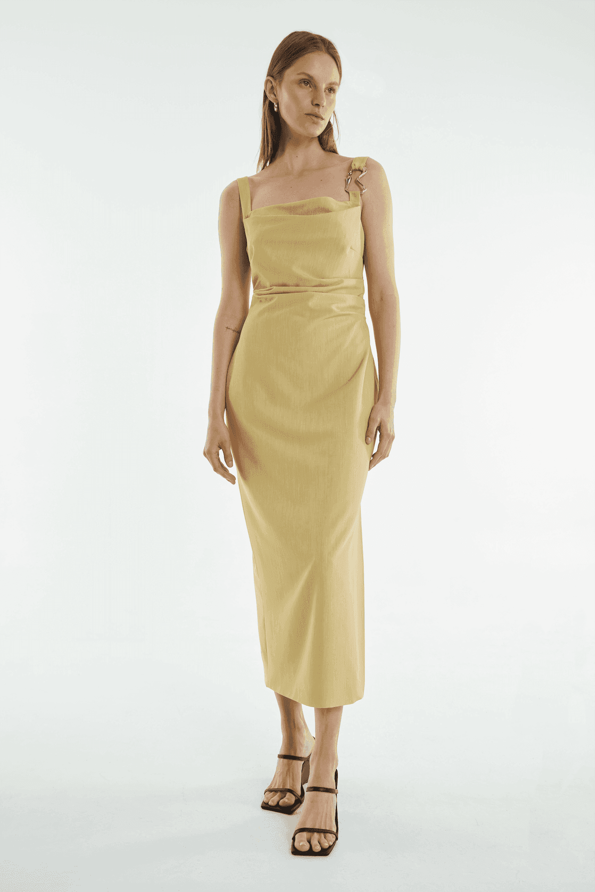 THIRD FORM Third Form Paradigm Tucked Midi Dress - Citrus BELLA n' BEAR