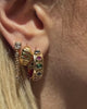 LUV AJ Luv Aj The Royale Stone Hoops - Gold BELLA n' BEAR