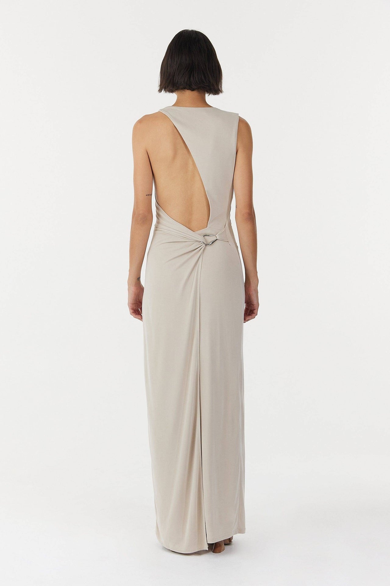 Stirling Twist Asymmetric Maxi Dress