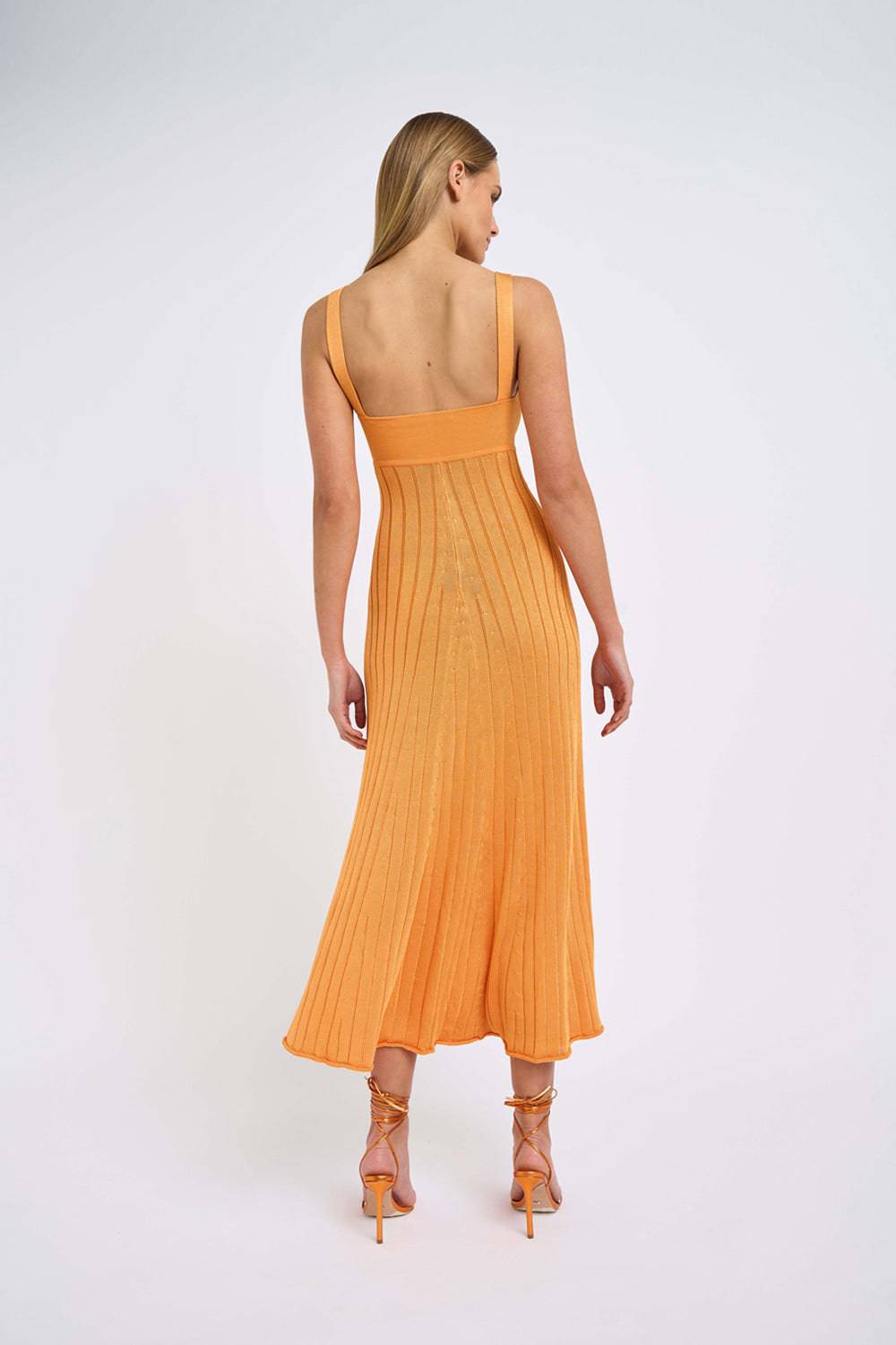 BY JOHNNY By Johnny Adelita Knit Midi Dress - Papaya BELLA n' BEAR