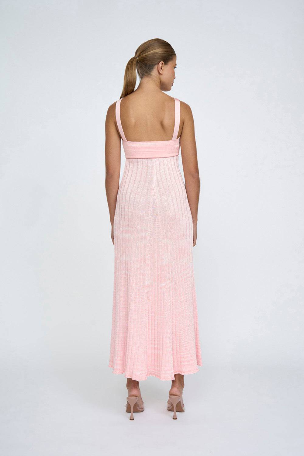 BY JOHNNY By Johnny Adelita Knit Midi Dress - Marle Pink BELLA n' BEAR