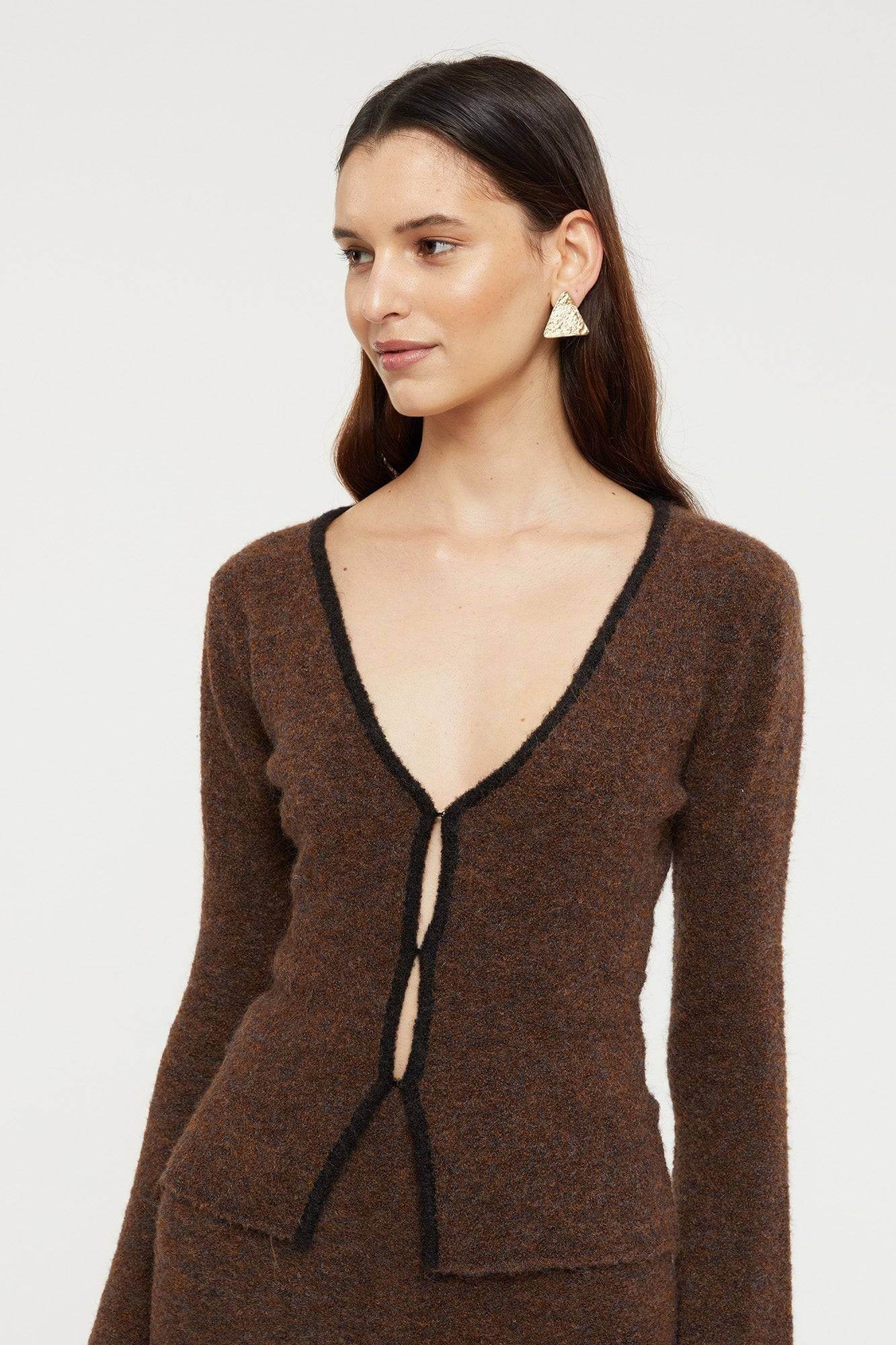 GINIA Ginia Allison Knit Top - Hazelnut BELLA n' BEAR