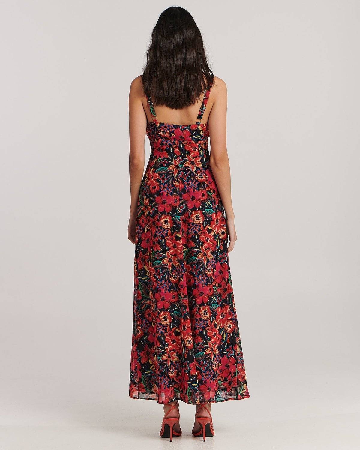 CHARLIE HOLIDAY Charlie Holiday Amani Maxi Dress - Caribbean Floral BELLA n' BEAR