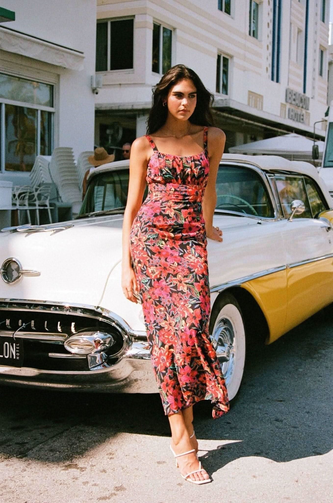 Charlie Holiday Amani Maxi Dress - Caribbean Floral BELLA n' BEAR Charlie Holiday Amani Maxi Dress - Caribbean Floral BELLA n' BEAR