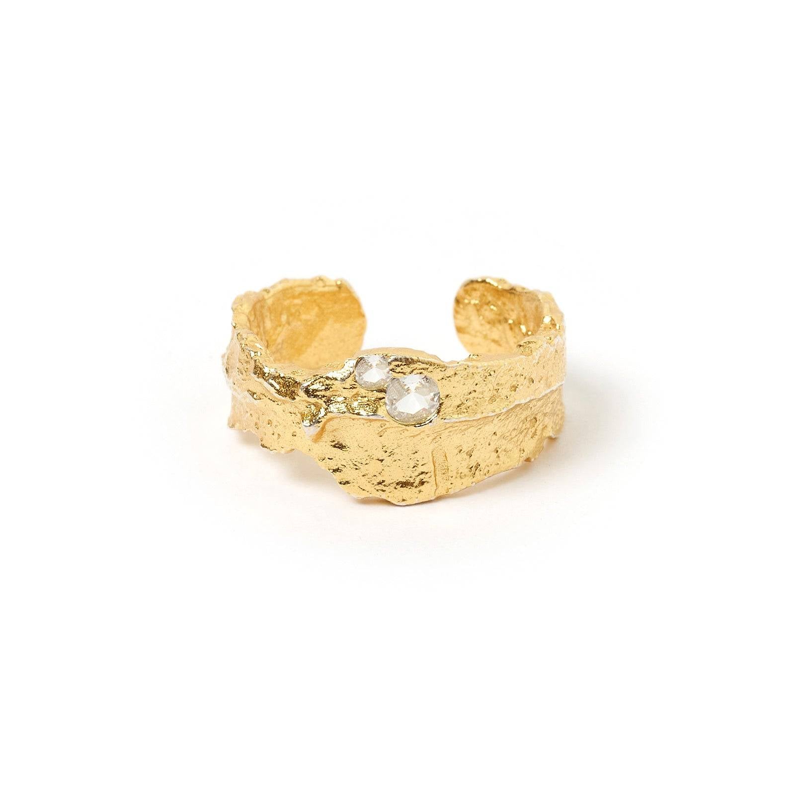 ARMS OF EVE Arms of Eve Anya - Gold And White Ring BELLA n' BEAR