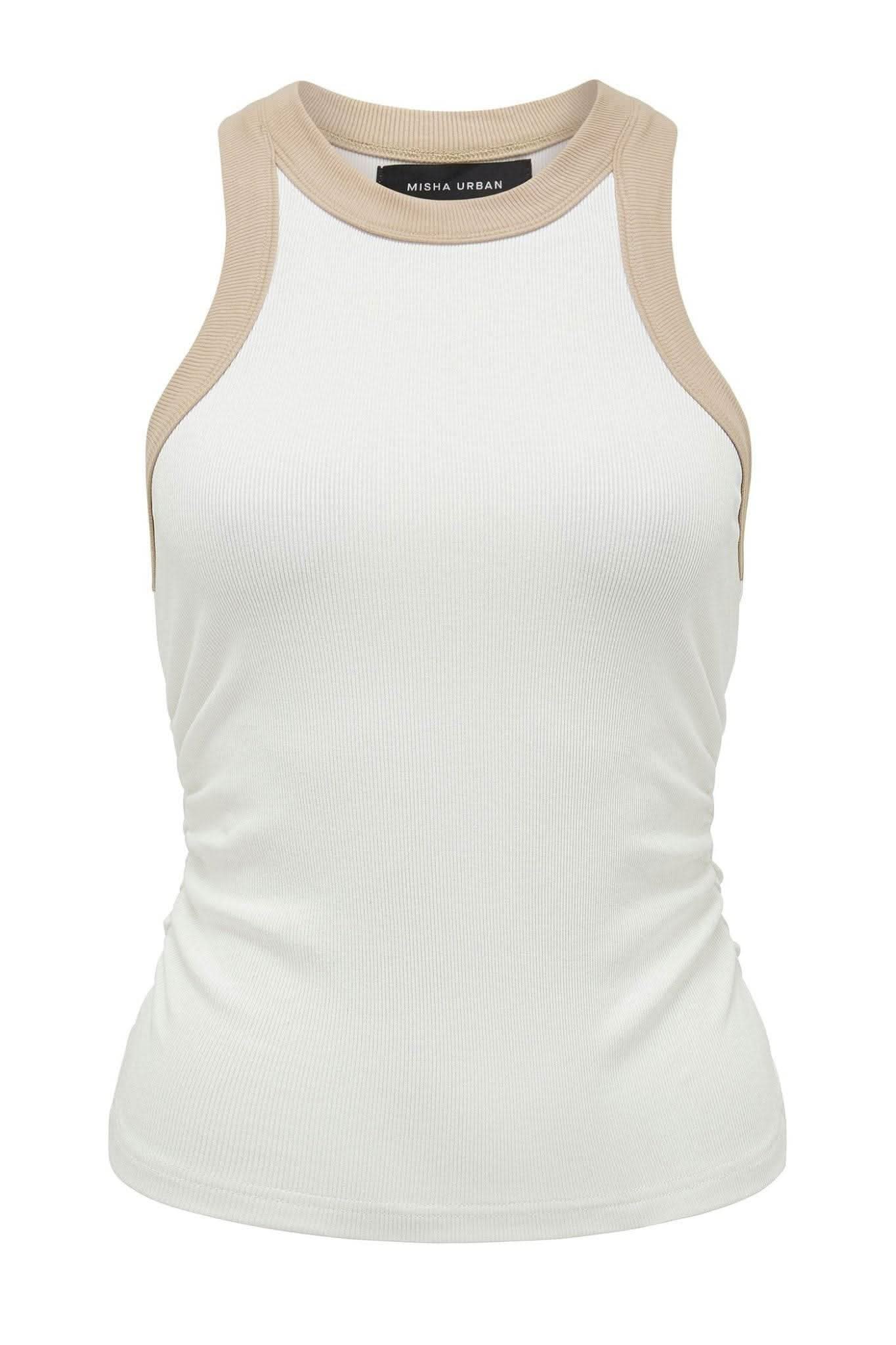 MISHA COLLECTION Misha Arlo Rib Tank - Ivory BELLA n' BEAR