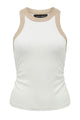 MISHA COLLECTION Misha Arlo Rib Tank - Ivory BELLA n' BEAR