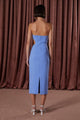 MISHA COLLECTION Misha Ashlin Bonded Crepe Midi Dress - Cornflower Blue BELLA n' BEAR