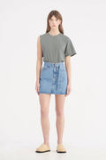 Mini Jupe Nobody Denim Belter Piper-Bleu