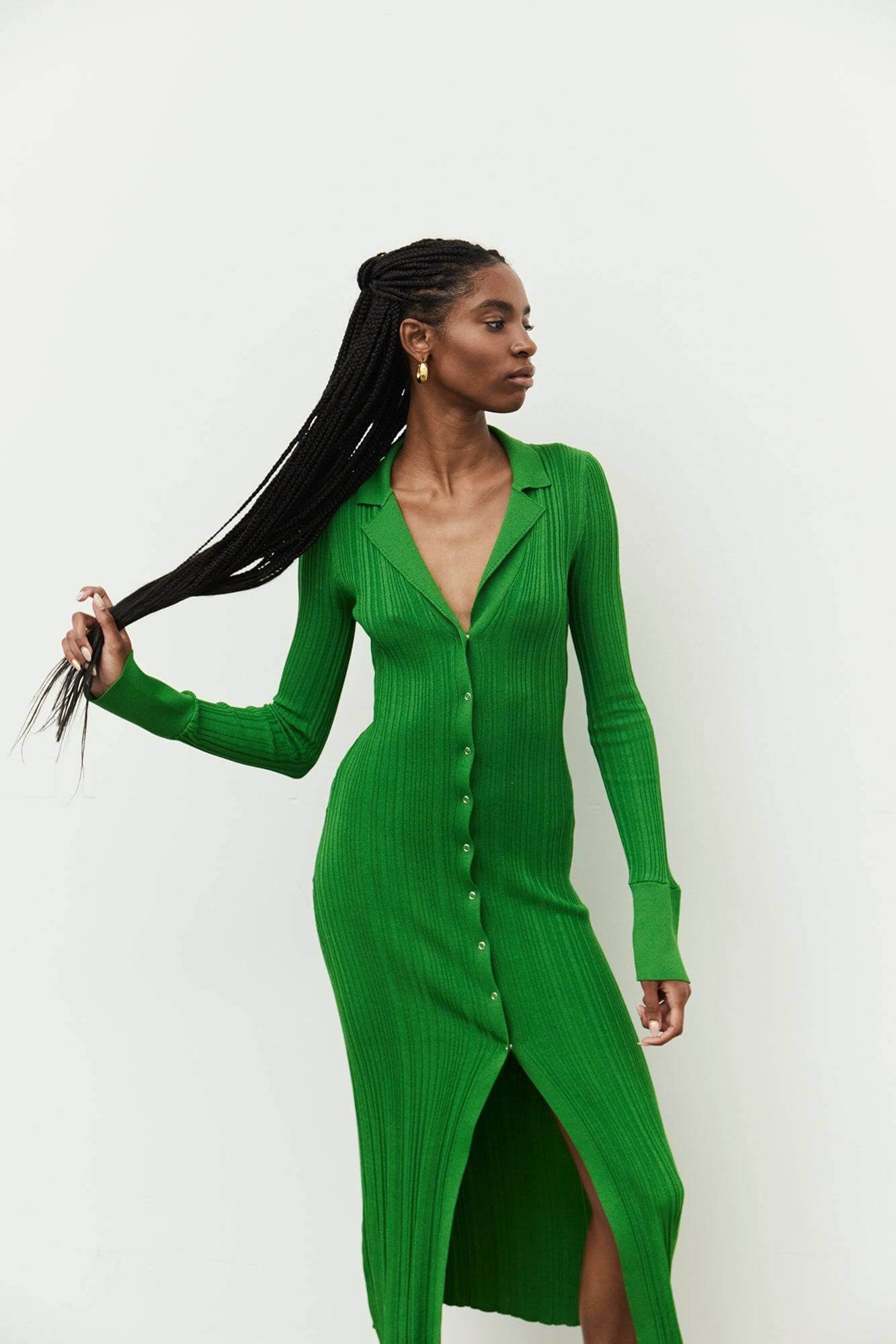 GINIA Ginia Brianna Knit Dress - Emerald BELLA n' BEAR