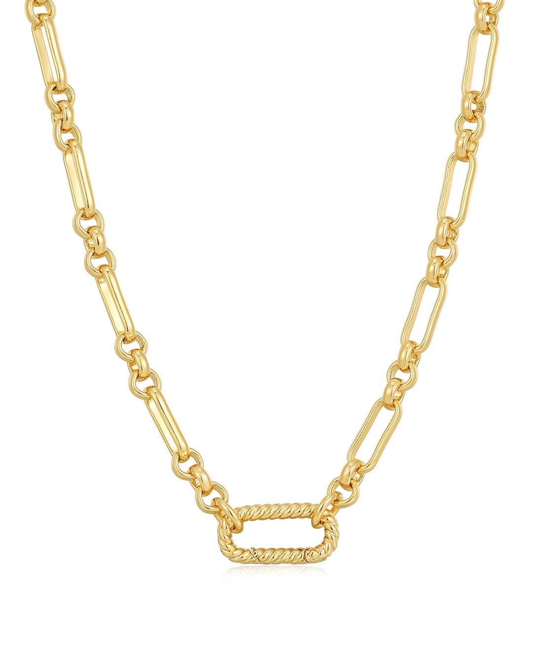 LUV AJ Luv Aj Cardiff Clasp Necklace - Gold BELLA n' BEAR