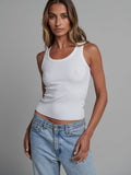 Bayse Cassia Tank-Blanco