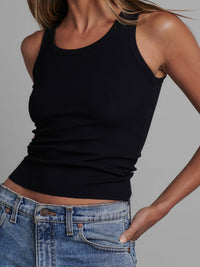 Thumbnail for BAYSE Bayse Cassia Tank - Black BELLA n' BEAR