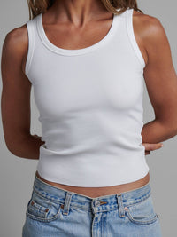 Thumbnail for BAYSE Bayse Cassia Tank - White BELLA n' BEAR