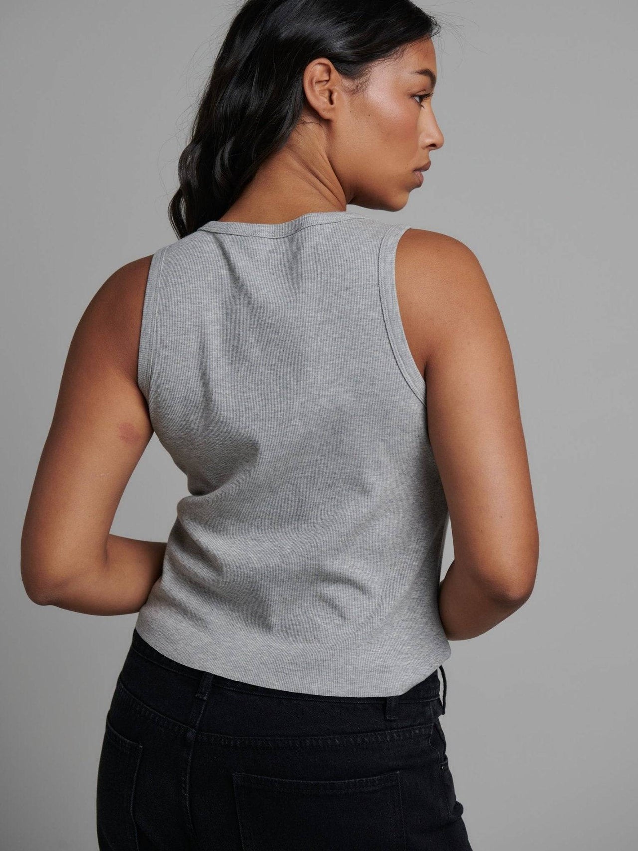 BAYSE Bayse Cassia Tank - Grey BELLA n' BEAR