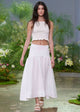 APARTMENT CLOTHING Apartment Clothing Clemence Linen Skirt - White BELLA n' BEAR