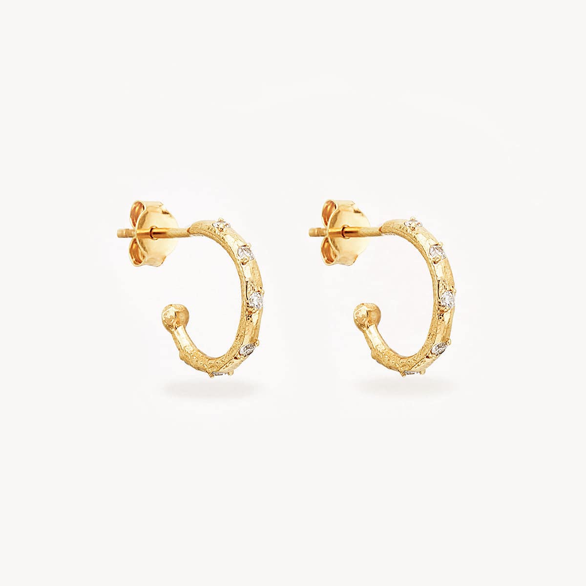 BY CHARLOTTE By Charlotte Cosmic Hoops - 18k Gold Vermeil BELLA n' BEAR