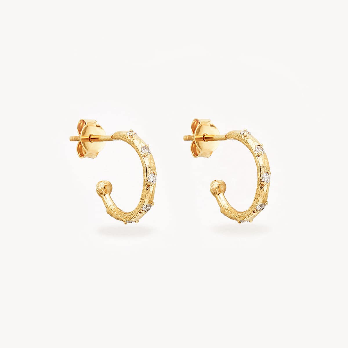 Cosmic Gold Hoops-Earrings-BELLA n' BEAR