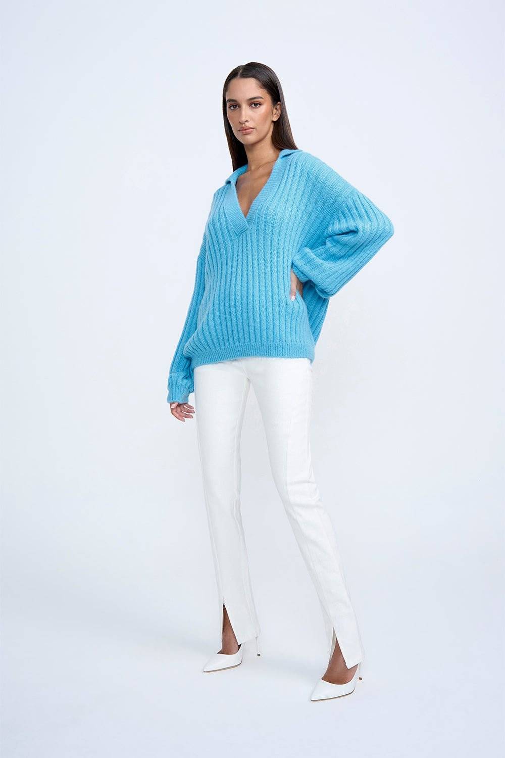 BY JOHNNY By Johnny Cosmic Knit Sweater - Blue BELLA n' BEAR