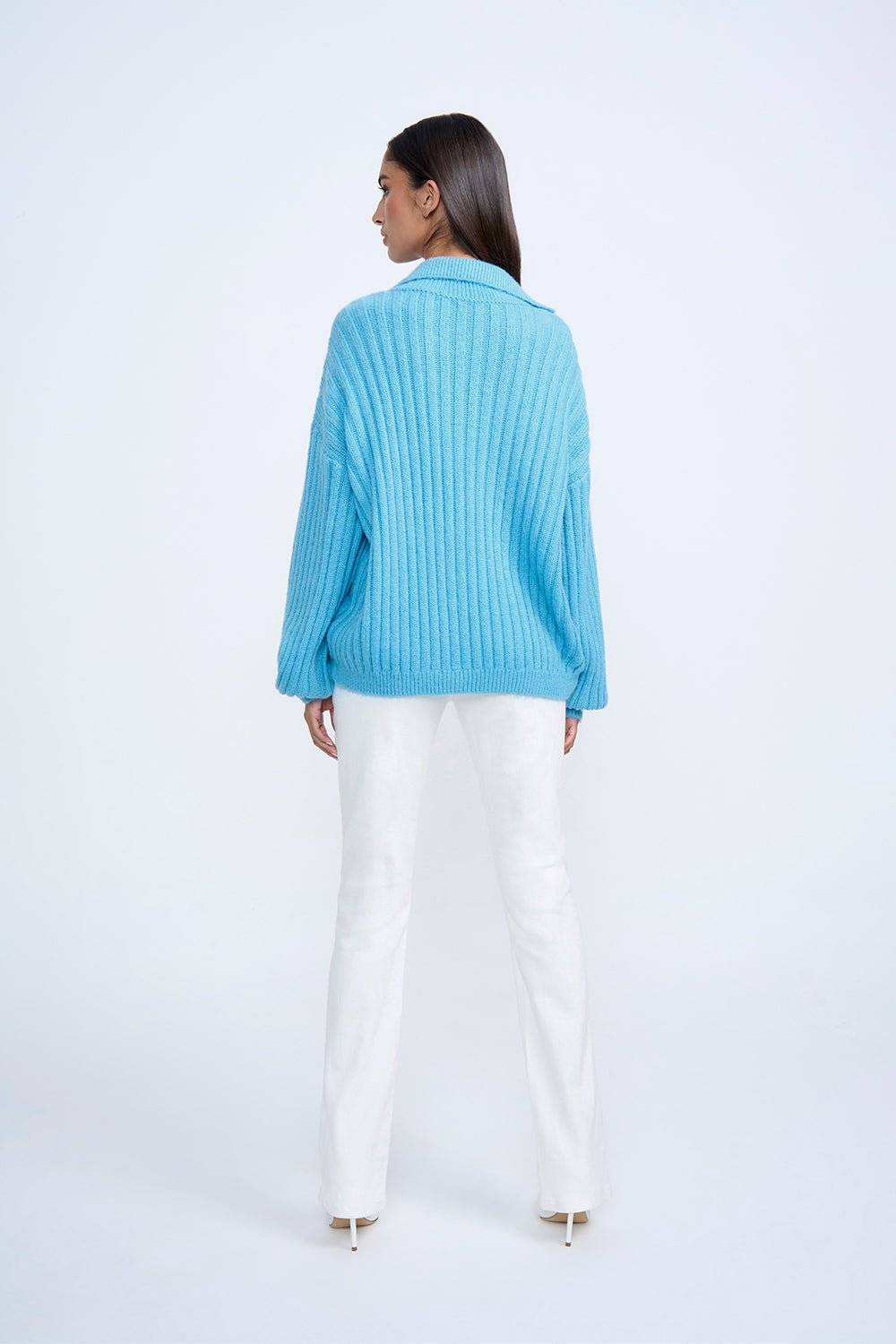 BY JOHNNY By Johnny Cosmic Knit Sweater - Blue BELLA n' BEAR