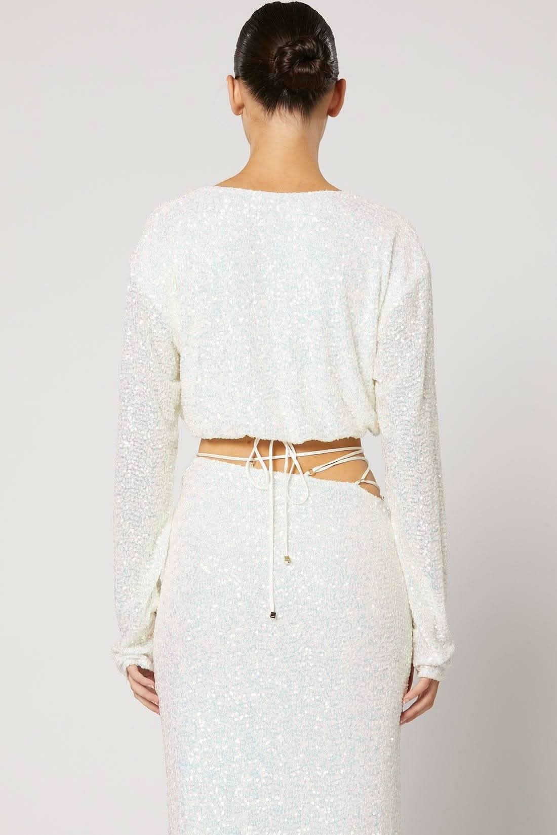 WINONA Winona Cristobal Sequin Wrap Top - Multi BELLA n' BEAR